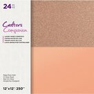 Regal Rose Gold Cardstock 30x30cm - Crafter's Companion