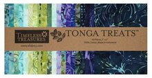 Twilight Tonga Batik 5in Squares, 40st