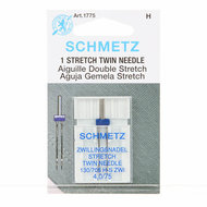 Schmetz Tweeling Stretch Machine Naald maat 4.0/75 1st.