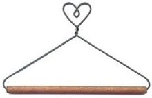 12.7cm Hanger heart/stained dowel