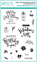 Wreath builder template gina k