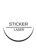 A4 Laser White Stickers Non-Perm (8x)