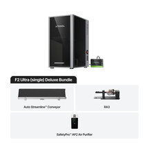 F2 Ultra Single Laser Deluxe Kit: 60W MOPA