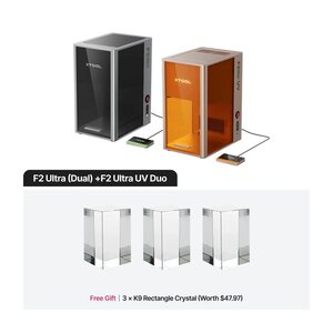 DiDEMCO xTool F2 Ultra Dual + F2 Ultra UV Productive Bundle