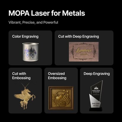 F2 Ultra Single Laser + Transportband: 60W MOPA