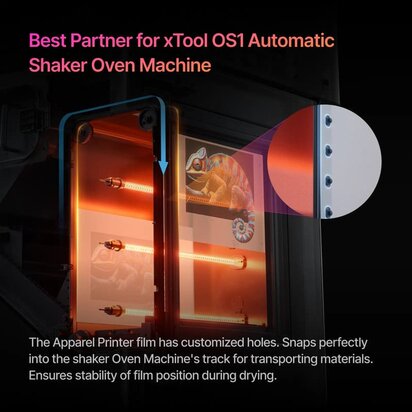 xTool DTF Silver Foil Film Roll 30m DiDEMCO