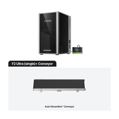 F2 Ultra Single Laser + Transportband: 60W MOPA