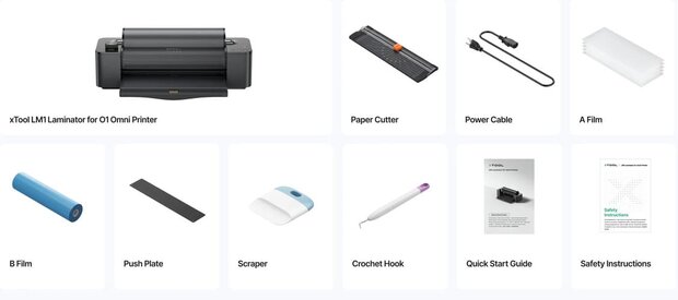 xTool LM1 Laminator voor Omni Printer DiDEMCO