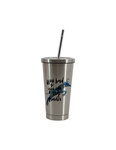 450ml Silver Stainless Steel Starbucks Cup with Straw (Sublimation) 450ml Silver Stainless Steel Starbucks Cup with Straw (Sublimation)