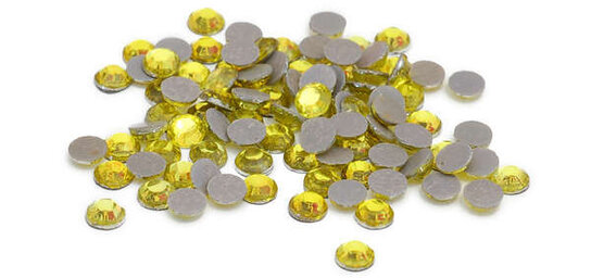 Silhouette Crystal 4mm Citrine Yellow 350pcs Silhouette Crystal 4mm Citrine Yellow 350pcs