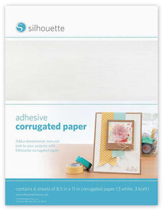 Zelfklevend Golvend Papier 6pcs SILHOUETTE