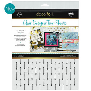 Arrows * Clear Toner Sheets - iCraft Deco Foil 