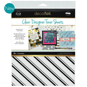 Pinstripes * Clear Toner Sheets - iCraft Deco Foil 