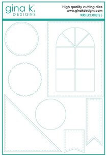 Master Layouts 5 Die Set - Gina K Designs