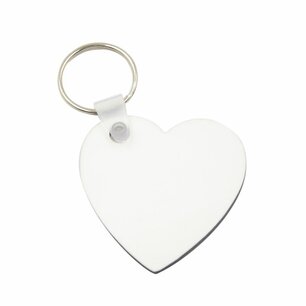 MDF Keychain Heart