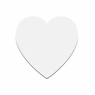 MDF Fridge Magnet Heart