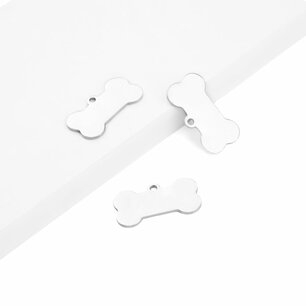 Médaille Chien Os Argent (10x) - xTool