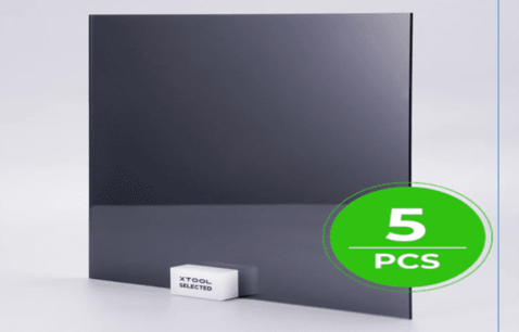 3mm Feuille Acryliques Miroir Argenté 30x30cm (5x) - xTool