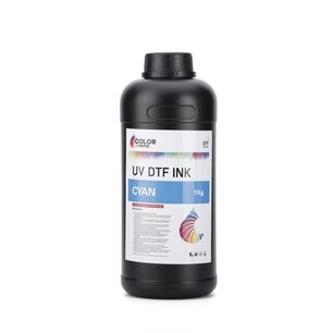 UV DTF Inkt - Cyaan 1l UV DTF Inkt - Cyaan 1l