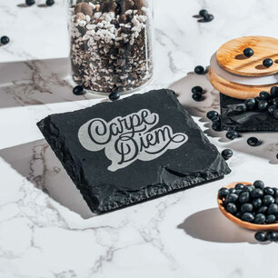 Sous-verre carré en ardoise (4x) - xTool