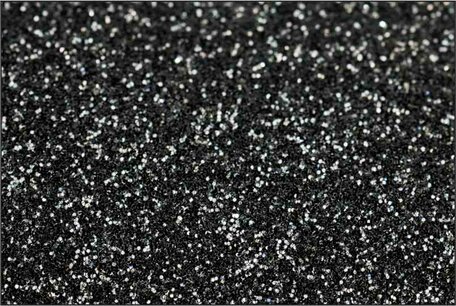 6002 30cm Black NOVA-FLEX PET GLITTER 