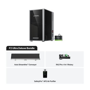F2 Ultra Dual Laser Deluxe Kit: 60W MOPA & 40W Diode  F2 Ultra Dual Laser Deluxe Kit: 60W MOPA & 40W Diode
