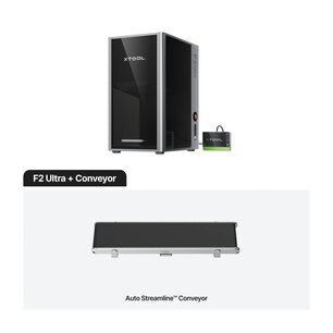 F2 Ultra Dual Laser + Conveyor: 60W MOPA & 40W Diode  F2 Ultra Dual Laser + Conveyor: 60W MOPA & 40W Diode