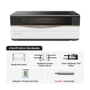 xTool P3 80W CO2 Laser Cutter All-in-1