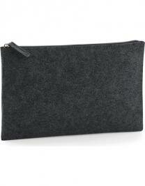 BagBase Felt Accessory Pouch - Charcoal