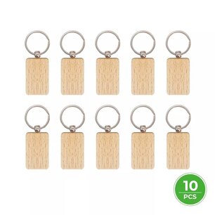 Porte-clés en bois RA (10x) - xTool