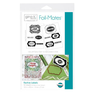 Festive Labels - Gina K. Designs Foil-Mates 