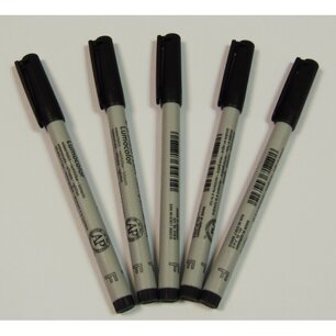 Filzstift (5x) Schwarz