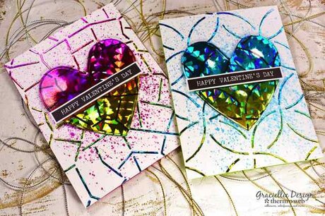 Rainbow Shattered Glass - iCraft Deco Foil Rainbow Shattered Glass - iCraft Deco Foil