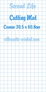 Second Life - Schneidematte Cameo 60,8cm