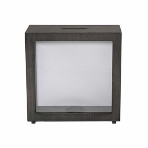 Sublimatie Schaduw Bankdoos 16,5x16,5x5cm - Zwart