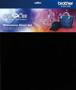 Set met sjabloonvellen en transfervellen voor de Rhinestonekit (3 sjabloonvellen en 3 transfervellen, 305 x 305 mm) Brother ScanNCut