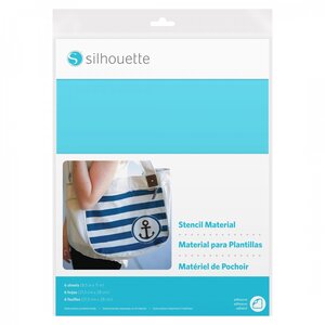 Stencil Sheets - Adhesive SILHOUETTE (6x)