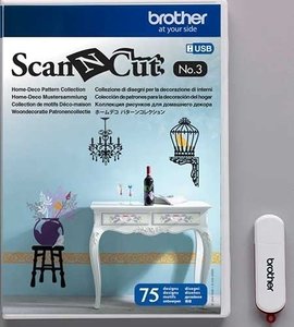 Brother ScanNCut USB N°3 Woondecoratie collectie