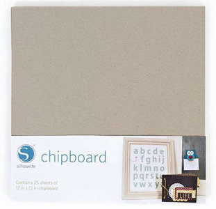 Grijs Karton/Chipboard 25pcs SILHOUETTE