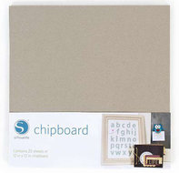 Grijs Karton/Chipboard 25pcs SILHOUETTE