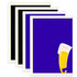 Zwart & Blauw Lasergraveer Markeerpapier (4x) - xTool